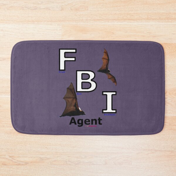 Item preview, FBI (Fruit Bat Institute) Agent -2 Design designed and sold by muz2142.