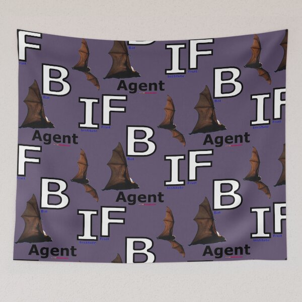 Item preview, FBI (Fruit Bat Institute) Agent -2 Design designed and sold by muz2142.