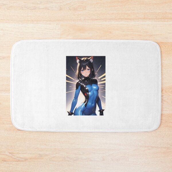 Item preview, Haginishi Midoru Sci-Fi Neko Cyber Suit Anime Art designed and sold by iloveanimechibi.