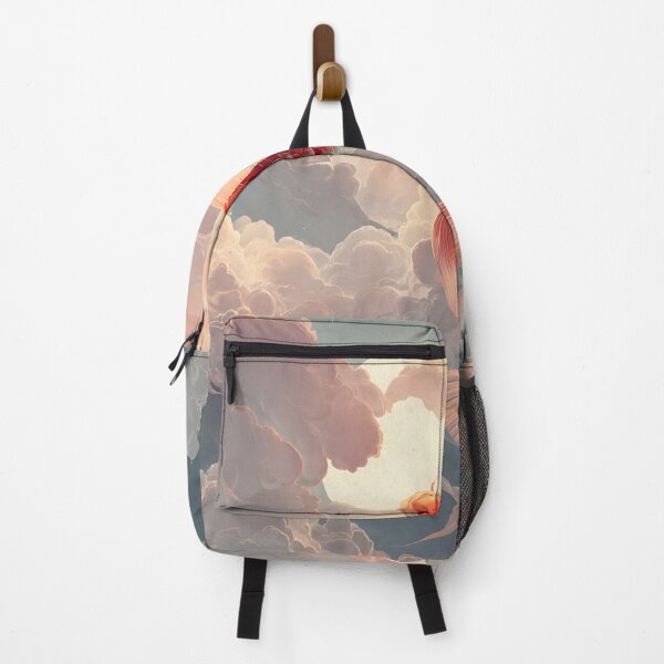 Item preview, Surreal Koi Fish Art | Japanese Aesthetic Clouds & Carp Illustration designed and sold by FlowNestStudio.