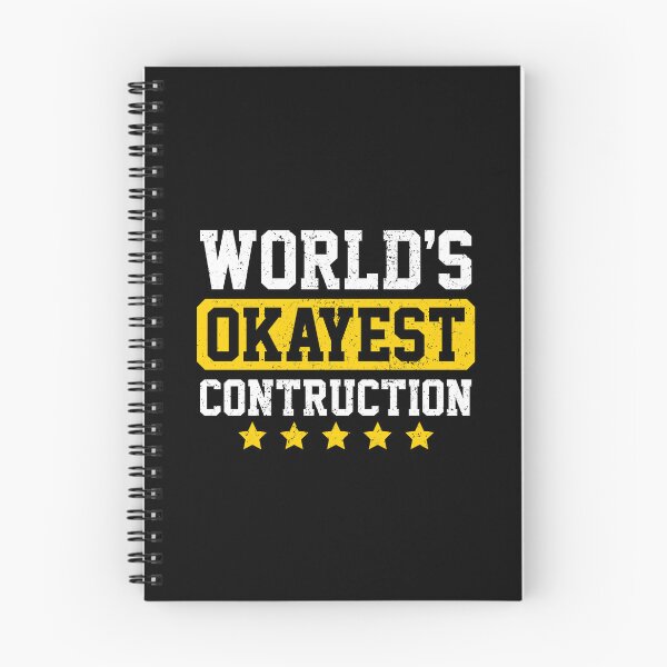 Item preview, World's Okayest Contruction - Funny Construction Worker Humor designed and sold by novelliamaera.