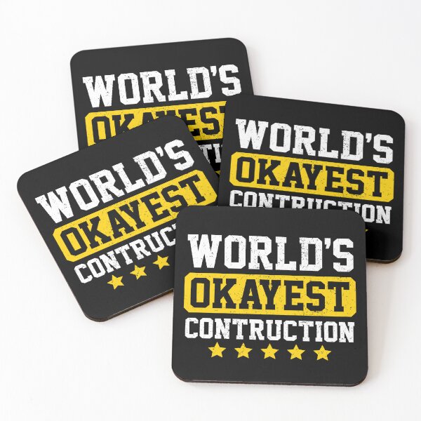 Item preview, World's Okayest Contruction - Funny Construction Worker Humor designed and sold by novelliamaera.