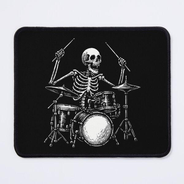 Item preview, Skeleton Drummer Drums designed and sold by jayeshainch.