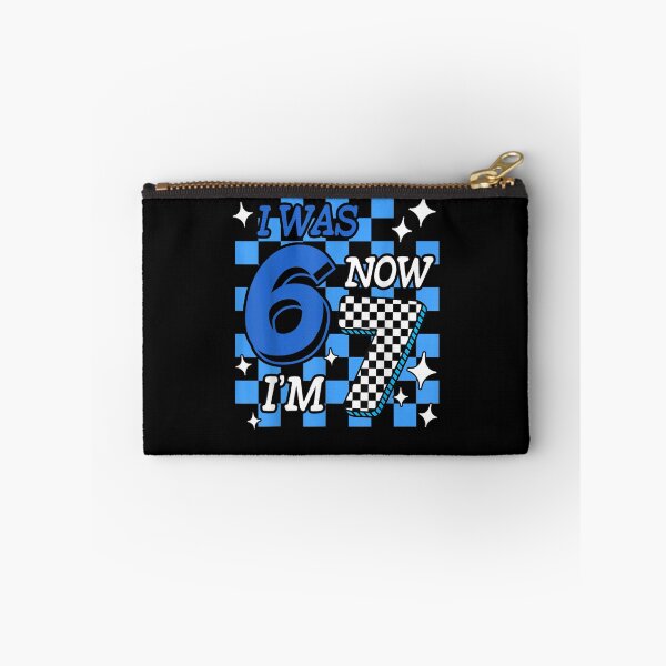 Item preview, Blue Checkered I was 6 Now I'm 7 Birthday Boy Bday designed and sold by MatherFisher.
