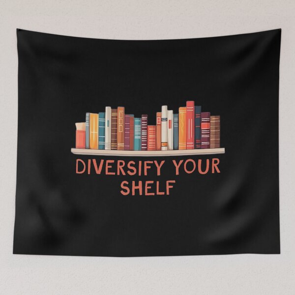 Item preview, Diversify Your Shelf Library Reading Books Lovers Bookworm designed and sold by jayeshainch.
