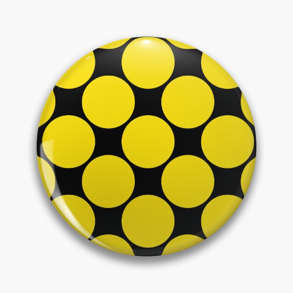 Item preview, Giant Vivid Yellow Polka Dots on Black  designed and sold by POLKAIWERX.
