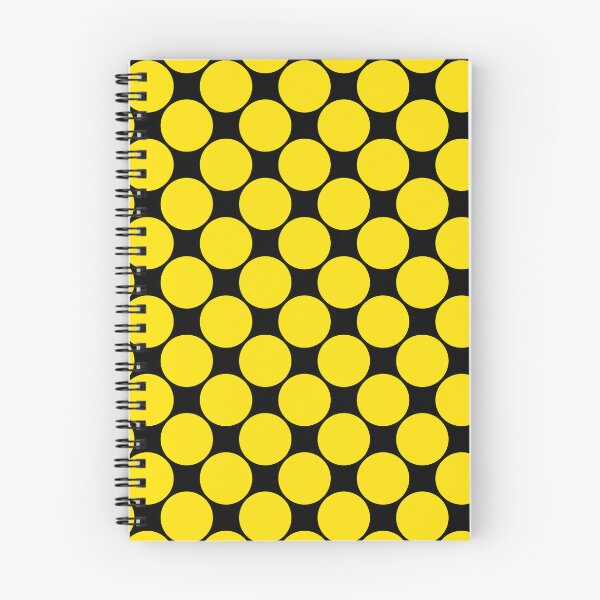 Item preview, Giant Vivid Yellow Polka Dots on Black  designed and sold by POLKAIWERX.