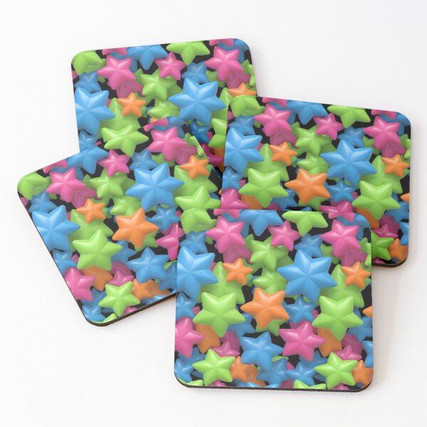 Item preview, Glossy Candy Stars designed and sold by Kaleidoscope Print.