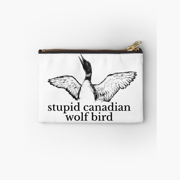 Item preview, Stupid Canadian Wolf Bird - Heated Rivalry Quote - Loon Flapping Funny designed and sold by jepchan.