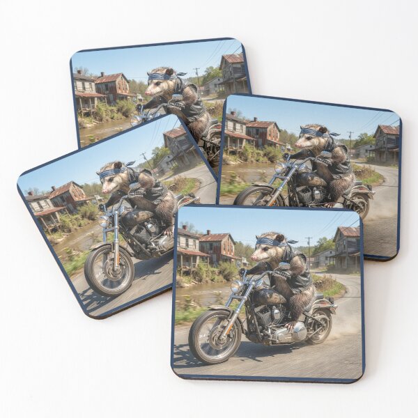 Item preview, One Bad Possum Rides Through Appalachian Village designed and sold by Tridentulus.