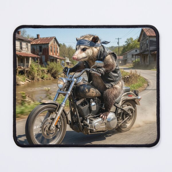 Item preview, One Bad Possum Rides Through Appalachian Village designed and sold by Tridentulus.