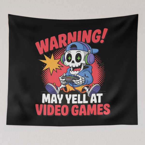 Item preview, Gamer Skeleton Gaming Video Games designed and sold by jayeshainch.