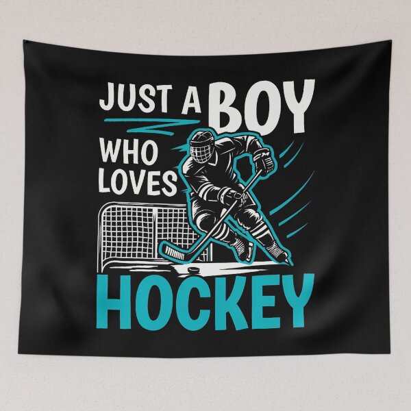 Item preview, Just A Boy Who Loves Hockey Player Youth Boys designed and sold by jayeshainch.