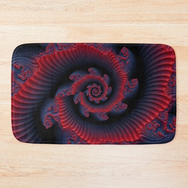 Item preview, Crimson Fractal Spiral designed and sold by Kaleidoscope Print.