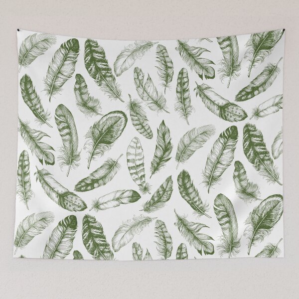 Item preview, Boho Feather Composition – Earthy Minimal Nature Illustration designed and sold by Aritxa.