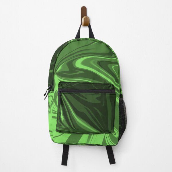 Item preview, Abstract Green Liquid Swirl Background with Organic Flow designed and sold by HappyHues by S.