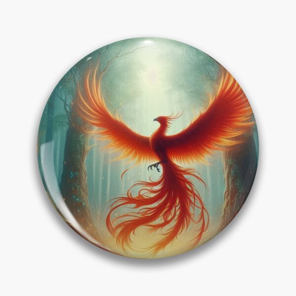Item preview, Phoenix Flying in Forest designed and sold by kharatsuchita.