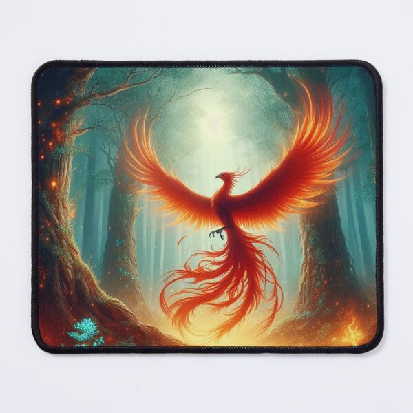 Item preview, Phoenix Flying in Forest designed and sold by kharatsuchita.