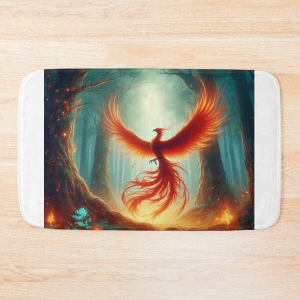 Item preview, Phoenix Flying in Forest designed and sold by kharatsuchita.
