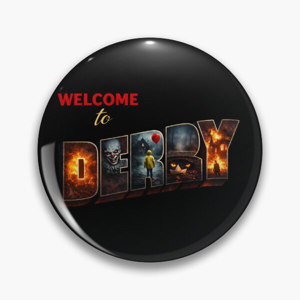 Item preview, welcome derry pennywise clown town  designed and sold by Blck-Acid-Devil.
