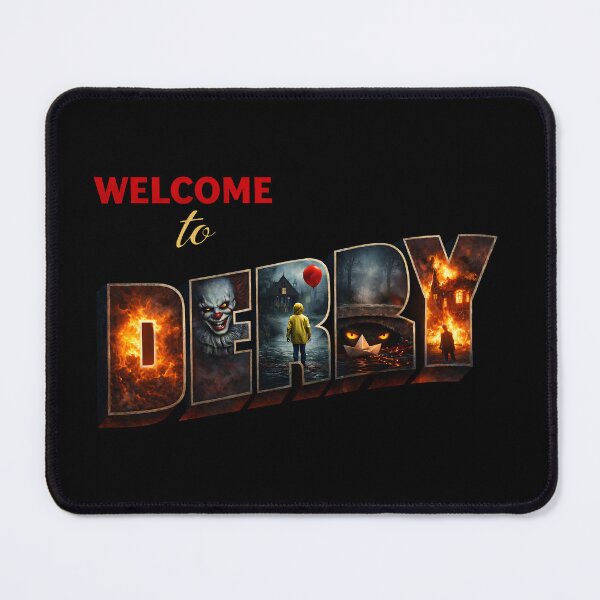 Item preview, welcome derry pennywise clown town  designed and sold by Blck-Acid-Devil.