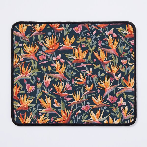 Item preview, Bird of Paradise Floral Seamless Pattern designed and sold by wandart00.