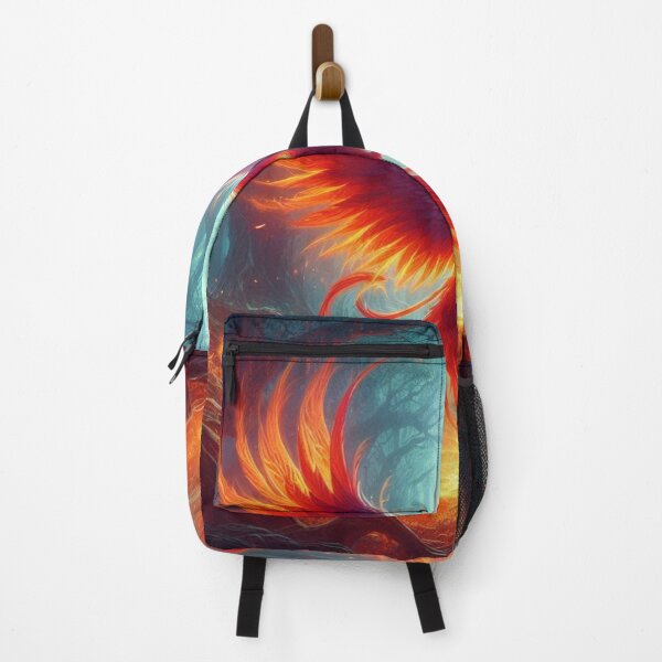 Item preview, Fiery Orange phoenix in Forest designed and sold by kharatsuchita.