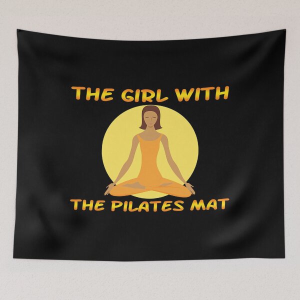 Item preview, The Girl With The Pilates Mat designed and sold by slpprwiuj35.