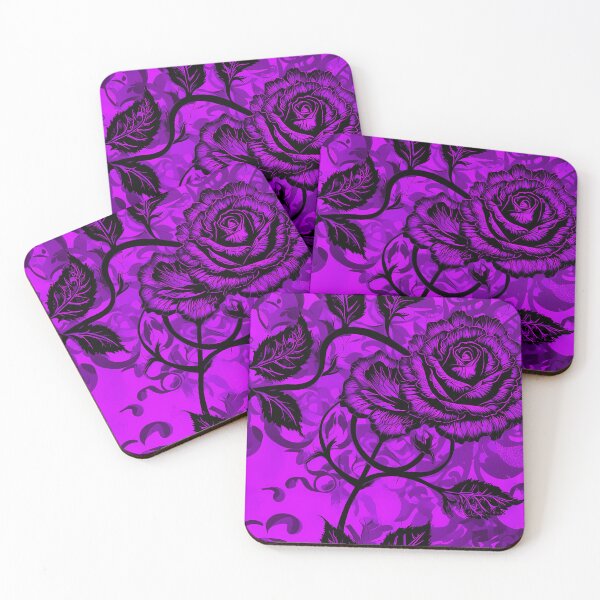 Item preview, Gothic Light Purple Rose Illustration  designed and sold by Blooms & Paws Haven .