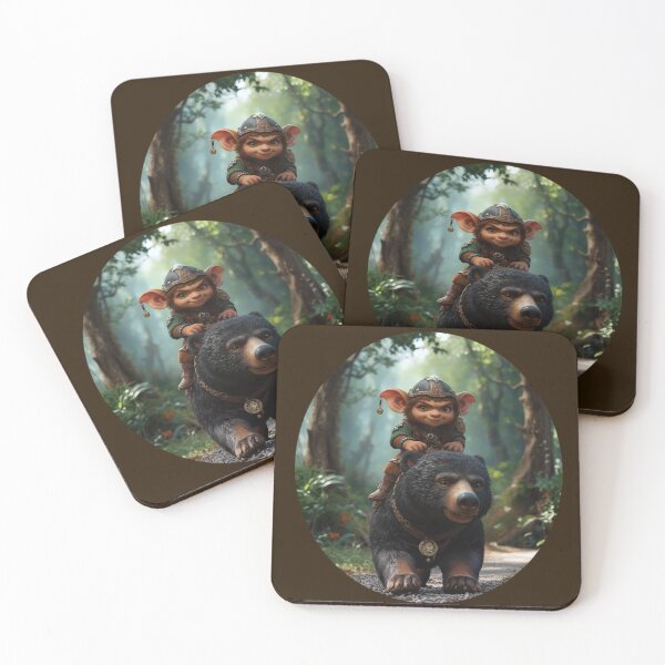 Item preview, Kobold Riding a Black Bear designed and sold by The Digital Collaboration .