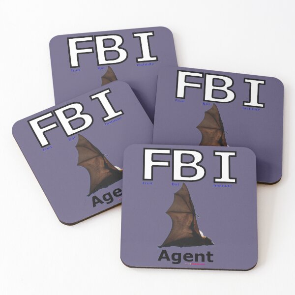 Item preview, FBI (Fruit Bat Institute) Agent -1 Design designed and sold by muz2142.
