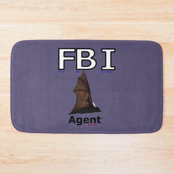 Item preview, FBI (Fruit Bat Institute) Agent -1 Design designed and sold by muz2142.