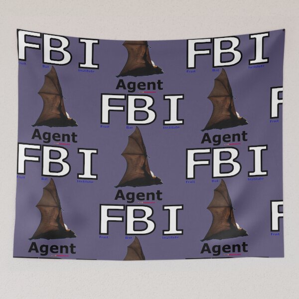 Item preview, FBI (Fruit Bat Institute) Agent -1 Design designed and sold by muz2142.