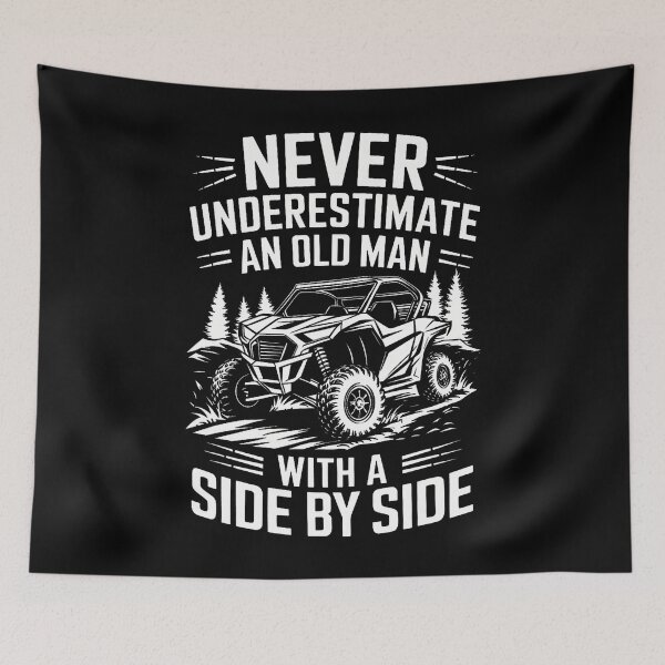 Item preview, Never Underestimate An Old Man With A Side By Side Utv designed and sold by endabettyau.