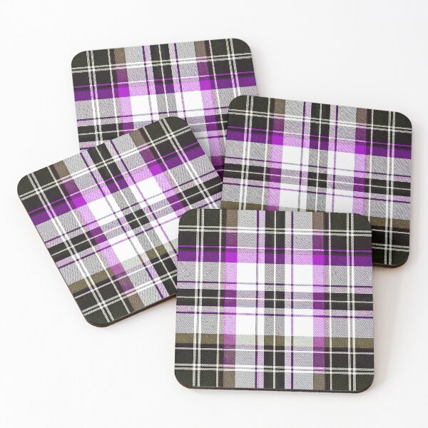 Item preview, PRIDE / TRIBE TARTAN - ✨ASEXUAL PRIDE FLAG TARTAN✨ designed and sold by WheelieGdArt.