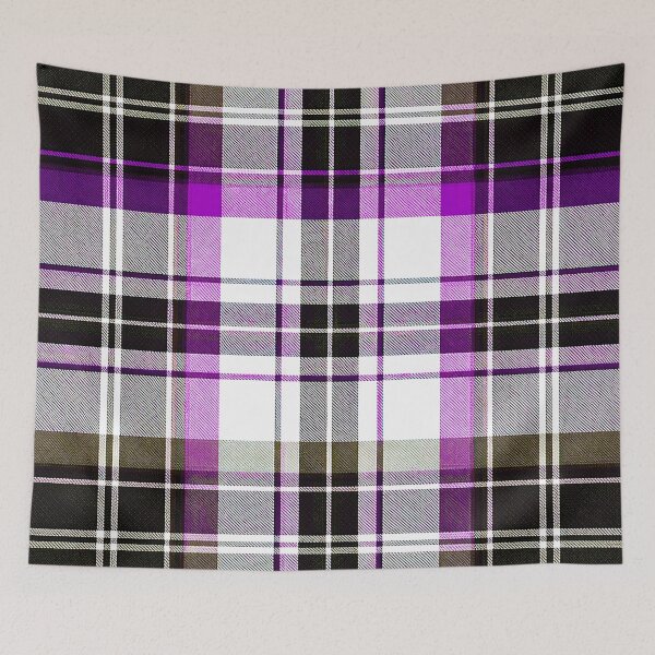 Item preview, PRIDE / TRIBE TARTAN - ✨ASEXUAL PRIDE FLAG TARTAN✨ designed and sold by WheelieGdArt.