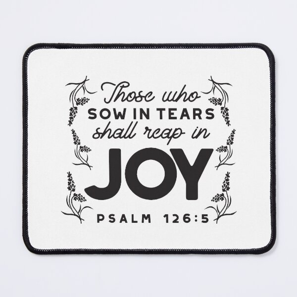 Item preview, Psalm 126:5 Scripture Typography – Reap in Joy designed and sold by FlinArt.