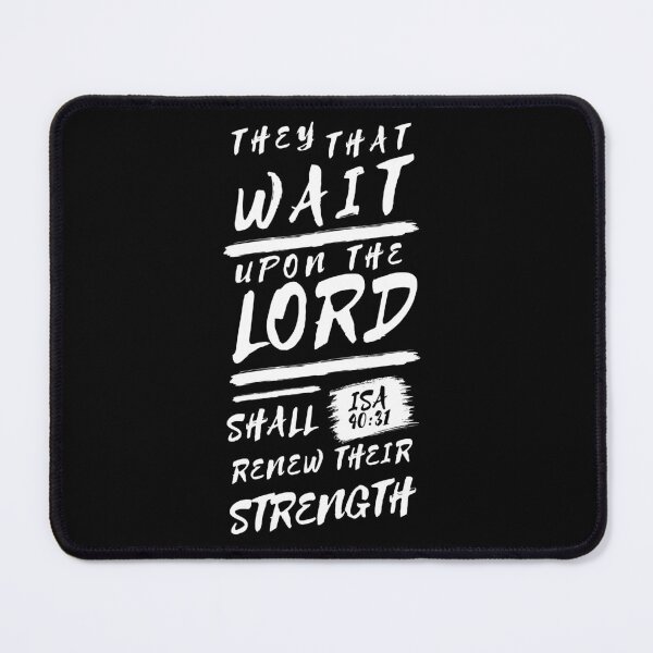Item preview, Isaiah 40:31 Scripture Quote Typography (KJV) designed and sold by Clothed in Scripture.