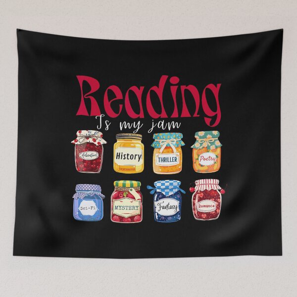 Item preview, Reading Is My Jam Funny Teacher Student Book Lovers designed and sold by endabettyau.
