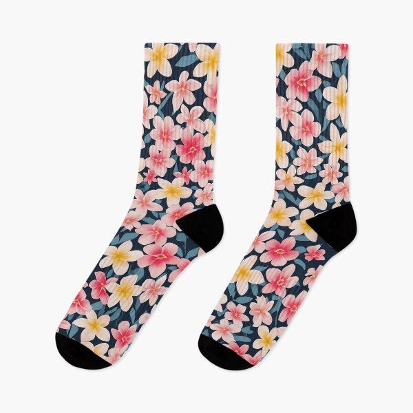 Item preview, Seamless Pink Frangipani Floral Pattern designed and sold by wandart00.