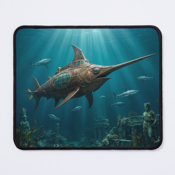 Item preview, Art Nouveau Swordfish Submarine designed and sold by Tridentulus.