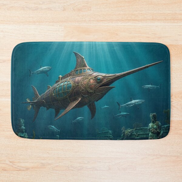 Item preview, Art Nouveau Swordfish Submarine designed and sold by Tridentulus.