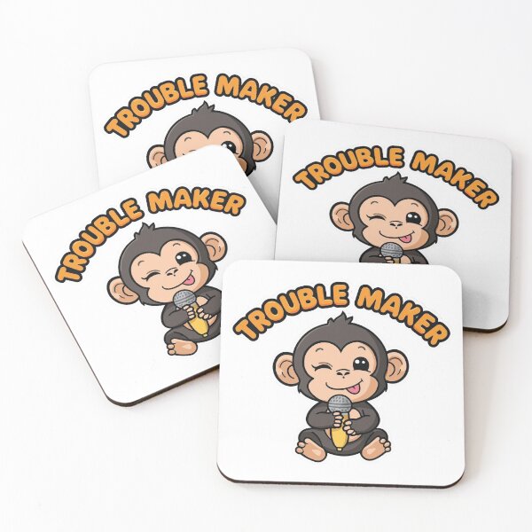 Item preview, Trouble Maker - Cheeky Winking Monkey Baby Design designed and sold by Wide Awake Designs.