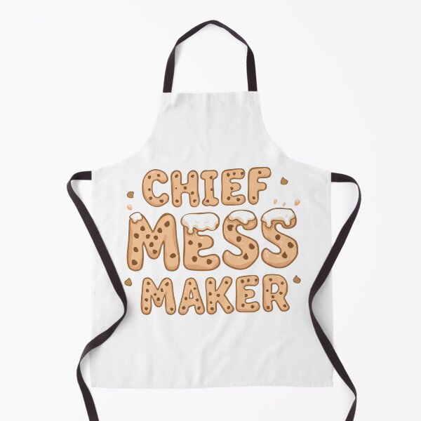 Item preview, Chief Mess Maker - Cute Cookie & Milk for Toddlers designed and sold by Wide Awake Designs.