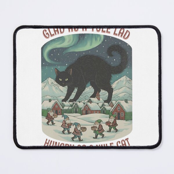 Item preview, Yule Lads & Yule Cat Icelandic Jólakötturinn Icelandic Christmas Cat designed and sold by StickLoveFamily.