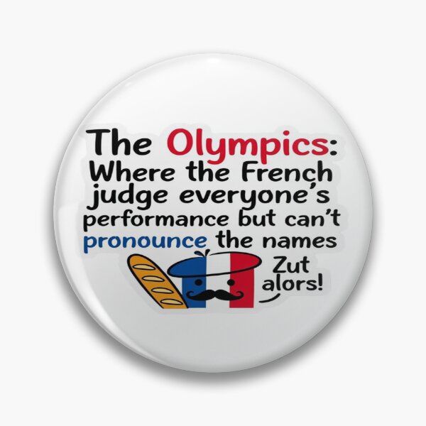 Item preview, Funny Olympics French Humor Design – “Zut Alors!” Paris Olympics Satire T-Shirt & Sticker Graphic designed and sold by Sushikidsntod.