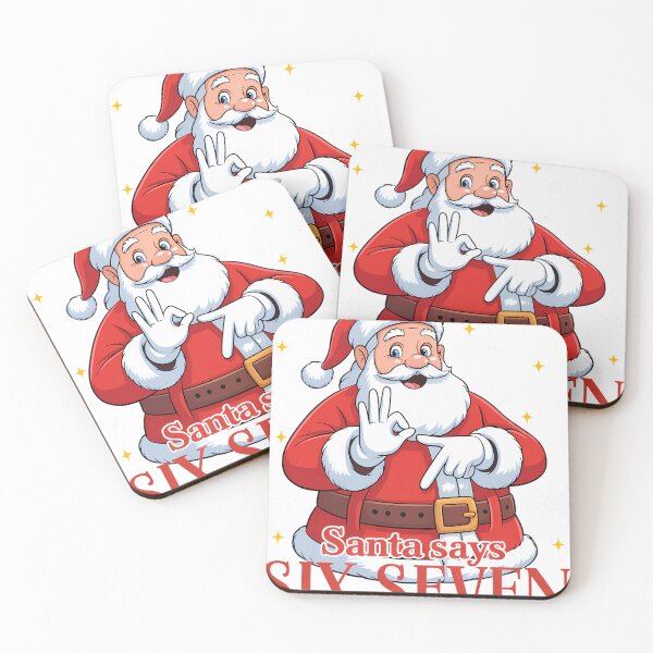 Item preview, Santa Says Six Seven Meme 67 Christmas Funny Santa Crew Xmas designed and sold by raelinema9mar1.