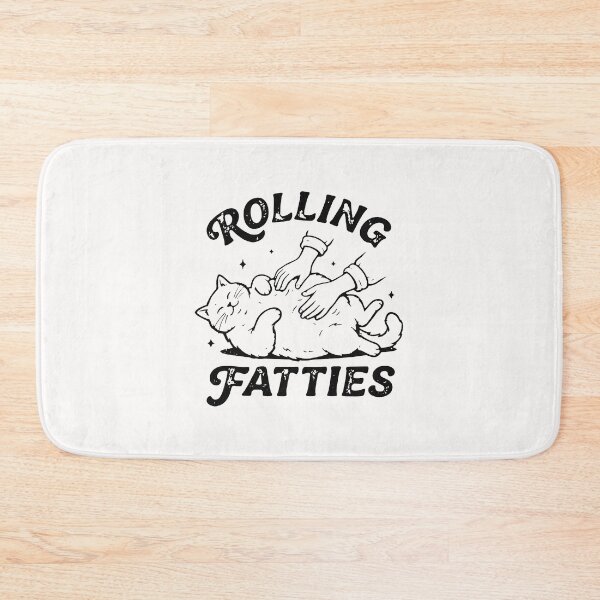 Item preview, Retro Rolling Fatties 90s Vintage Sarcastic Cat designed and sold by StickLoveFamily.
