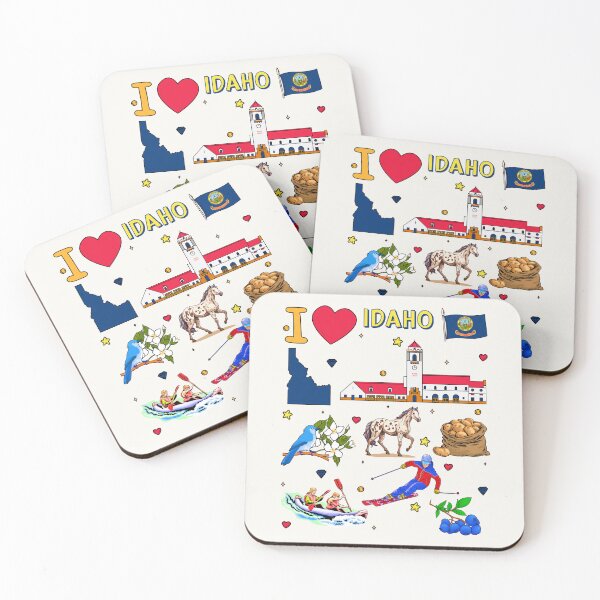 Item preview, Idaho State Pride - Ultimate Symbols & Landmarks Sticker Pack designed and sold by mashmosh.