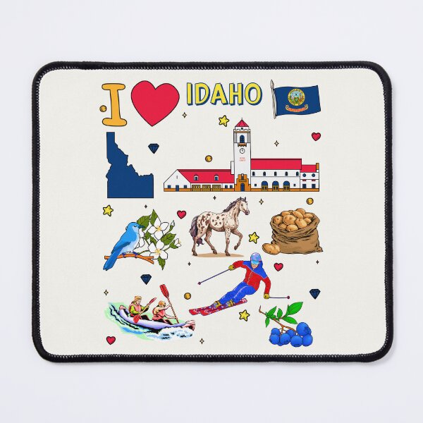 Item preview, Idaho State Pride - Ultimate Symbols & Landmarks Sticker Pack designed and sold by mashmosh.